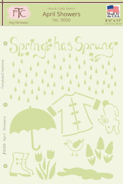 Fairy Tale Template - April Showers