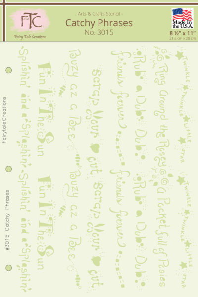 Fairy Tale Template - Catchy Phrases