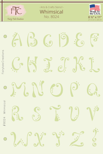 Fairy Tale Template -  Whimsical Alphabet